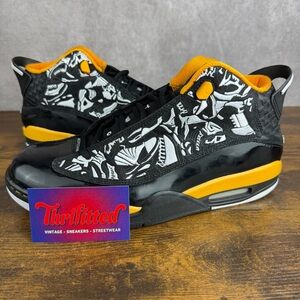 NEW Vintage Air Jordan Dub Zero Black Maize Size 10.5 311046-071 Men’s Shoe Rare